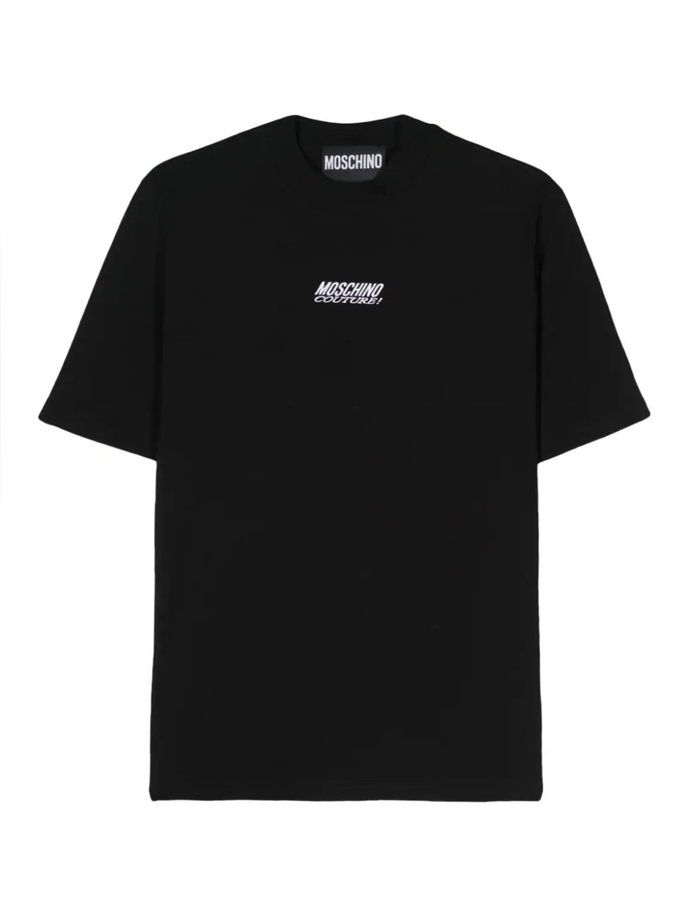 Moschino Couture! Black Short Sleeve Logo Tee size L